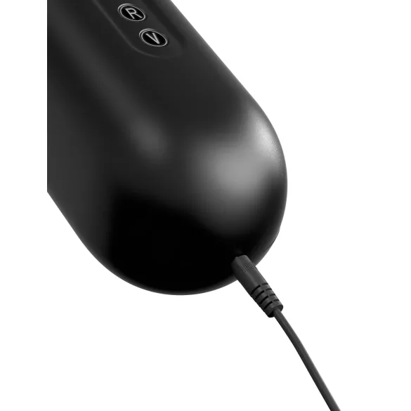PDX Moto Blower - Saugender, vibrierender Masturbator (schwarz)