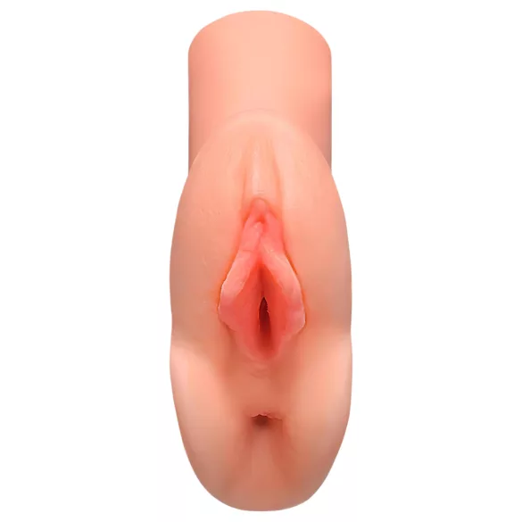 PDX Double Stroker - 2in1 realistischer Masturbator (natur)