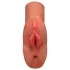 PDX Double Stroker - 2in1 realistischer Masturbator (dunkel natur)