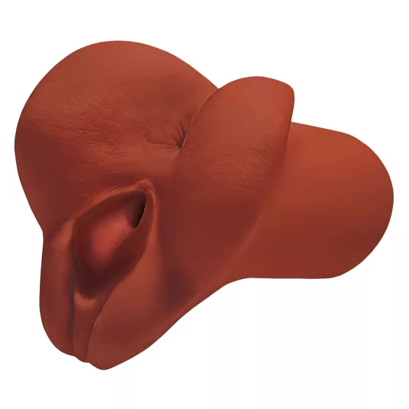 PDX Pick Your Pleasure - 2in1 realistische Masturbator (braun)