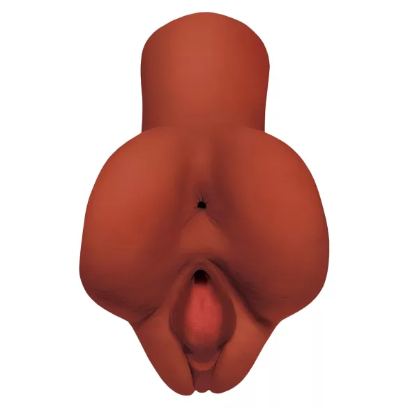 PDX Pick Your Pleasure - 2in1 realistische Masturbator (braun)