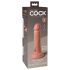 King Cock Elite 6 - realistisch, haftender Dildo (15cm) - naturfarben