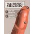 King Cock Elite 6 - realitätsnaher Dildo mit Saugnapf (15 cm) - dunkel