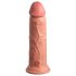King Cock Elite 8 - realitätsnaher Dildo mit Saugnapf (20cm) - naturfarben
