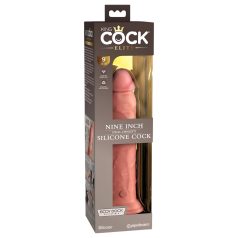   King Cock Elite 9 - Natürlicher, realitätsnaher Dildo mit Saugnapf (23cm)