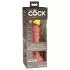 King Cock Elite 6 - lebensechter Vibrator 15cm (dunkel natur)