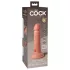 King Cock Elite 6 - lebensechter Vibrator 15cm (dunkel natur)