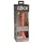 King Cock Elite 7 - Saugnapf, Funk-Vibrator 18cm - Natur