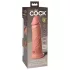 King Cock Elite 8 - Dildo mit Saugnapf (20cm) - Hautfarben
