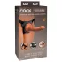 King Cock Elite Comfy - Strap-On-Dildo mit Geschirr (dunkles Beige)