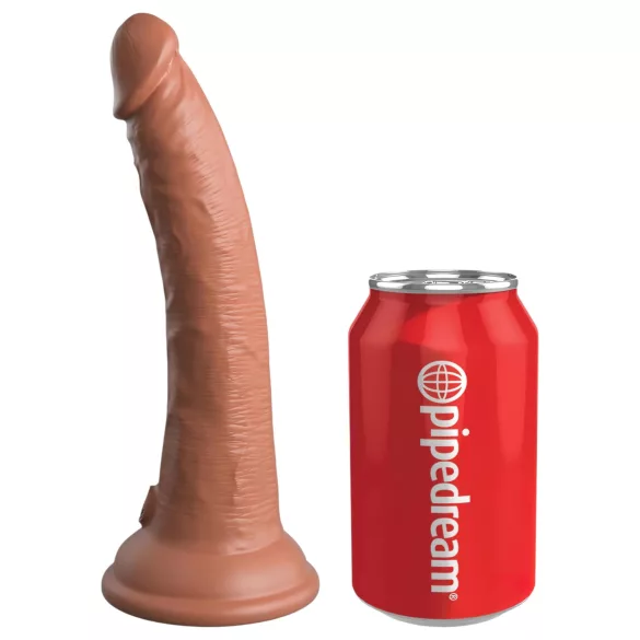 King Cock Elite Comfy - Strap-On-Dildo mit Geschirr (dunkles Beige)