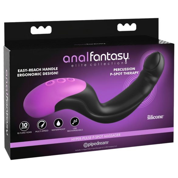 Anal Fantasy - pulsierender Prostatavibrator (schwarz)