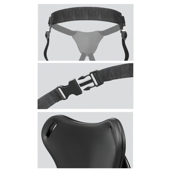 Body Dock OG - Harness mit Saugnapf (schwarz)