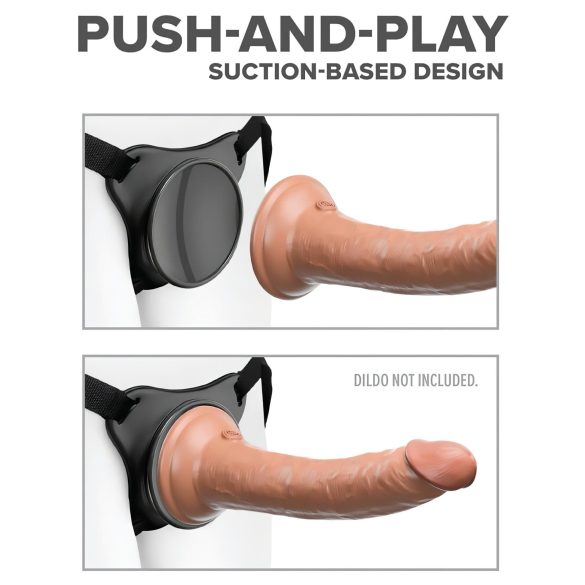 Body Dock OG - Harness mit Saugnapf (schwarz)