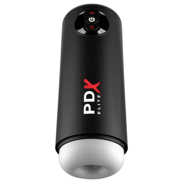 PDX Elite Moto Milker - Stoß-Vibrations-Masturbator (schwarz)