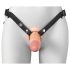 X-TENSION Elite - hohler Umschnalldildo (natur)