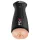PDX Elite - Saugender, vibrierender Masturbator (schwarz)