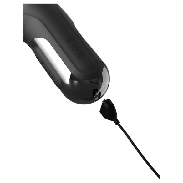 Fetisch - 3-motoriger Stoßvibrator (Schwarz)