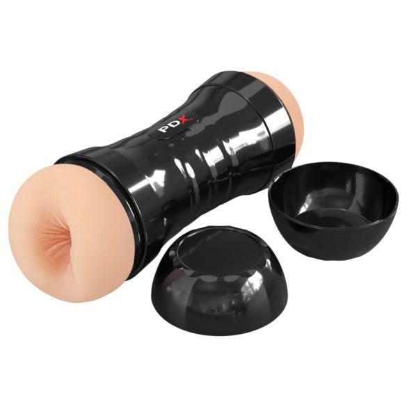PDX Wet Pussies - Lebensechter Vagina- und Anus-Masturbator (Natur)
