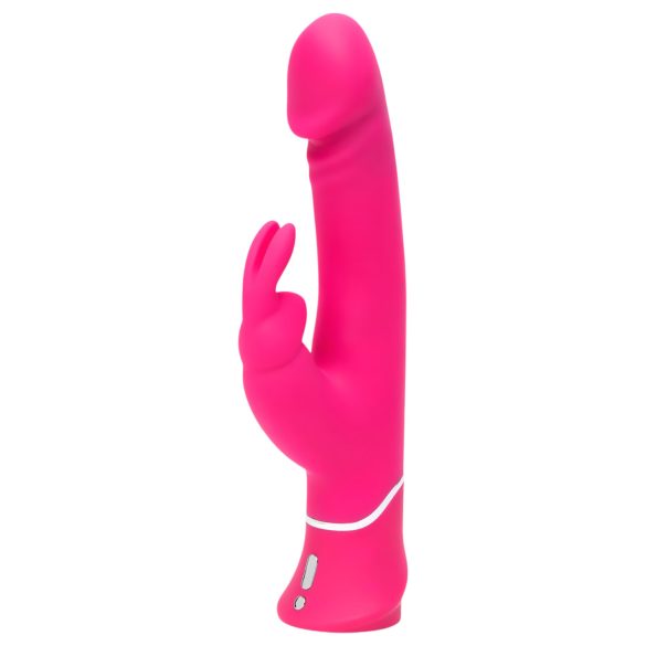 Happyrabbit Dual Density - wasserdichter Klitoris-Vibrator mit Arm (Pink)