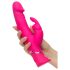 Happyrabbit Dual Density - wasserdichter Klitoris-Vibrator mit Arm (Pink)