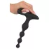 Black Velvet - Perlen Analvibrator (schwarz)