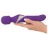 Javida Wand & Pearl - 2in1 Massagestab Vibrator (Lila)