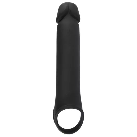 Rebel - Akku Penis-Mantel mit Funk Vibration (Schwarz)