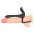 Black Velvets - Akku 2-in-1 Vibrator und Penisring (schwarz)