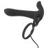 Black Velvets - Akku 2-in-1 Vibrator und Penisring (schwarz)