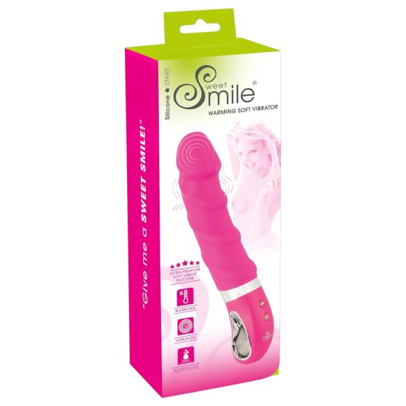 SMILE Soft - Akku-Heizvibrator (Rosa)