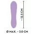 Cuties Mini - Akku, wasserdicht, gerippter Vibrator (lila)