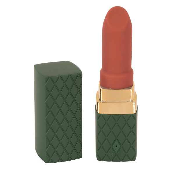 Emerald Love - Akku, wasserdichter Lippenstiftvibrator (rot)