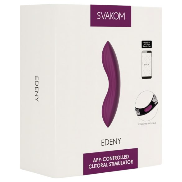 Svakom Edeny - Intelligenter, Akkubetriebener Panty-Vibrator (Lila)