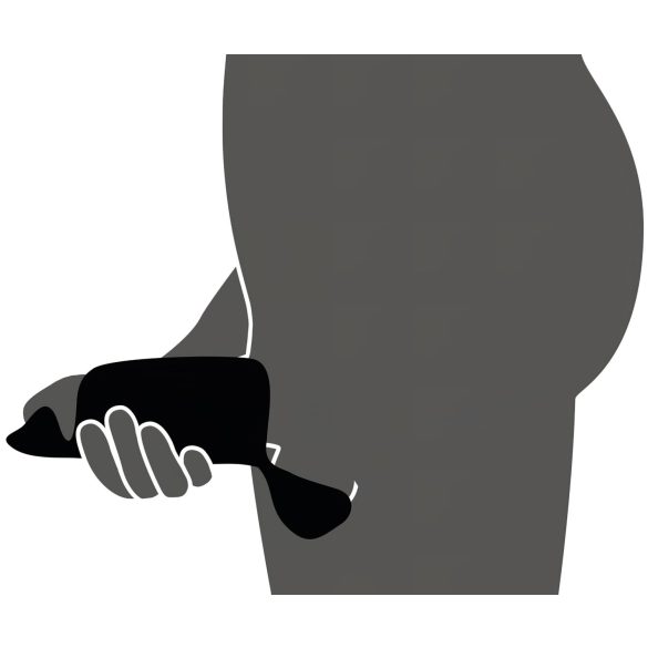 Rebel - 3-Motoren-Eichelvibrator (schwarz)