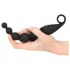 ANOS Anal Beads - Perlen-Analdildo (schwarz)