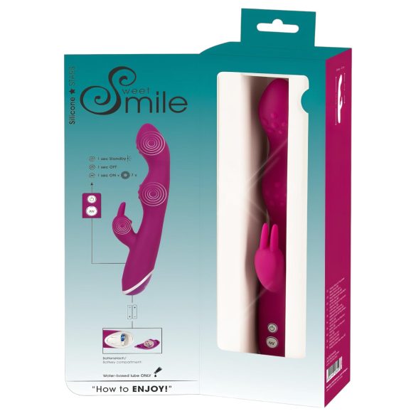 SMILE - Flexibler Vibrator für A- und G-Punkt mit Klitorisarm (lila)