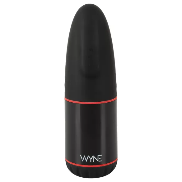 WYNE 02 - Akku Vibration-Saug Masturbator (schwarz-weiß)
