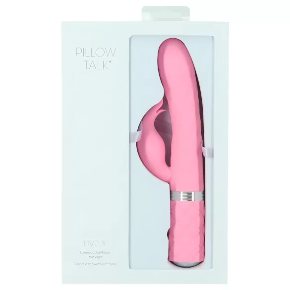 Pillow Talk Lively - Akku-Vibrator mit Klitorisarm (Pink)
