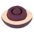 Belou - Akku Vulva-Vibrator, rotierend (lila)