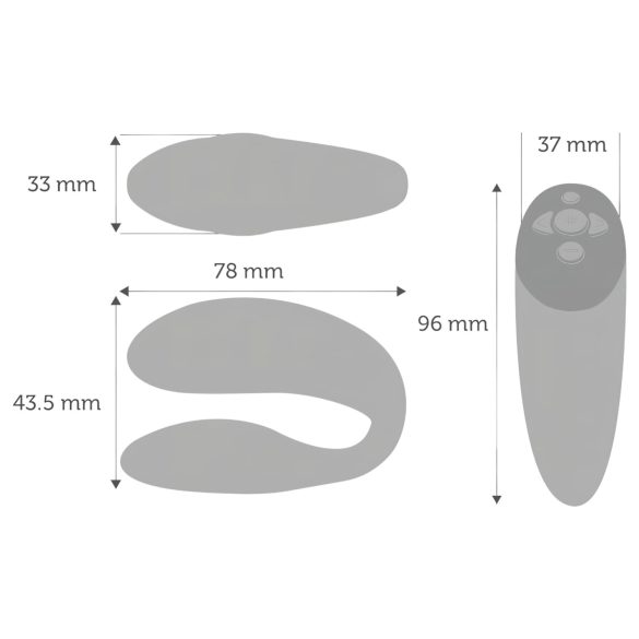 We-Vibe Chorus - Akku-Paarvibrator, intelligent (Orange)