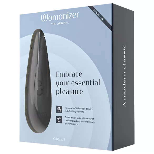 Womanizer Classic 2 - Akku, Luftwellen-Klitoris-Stimulator (Schwarz)