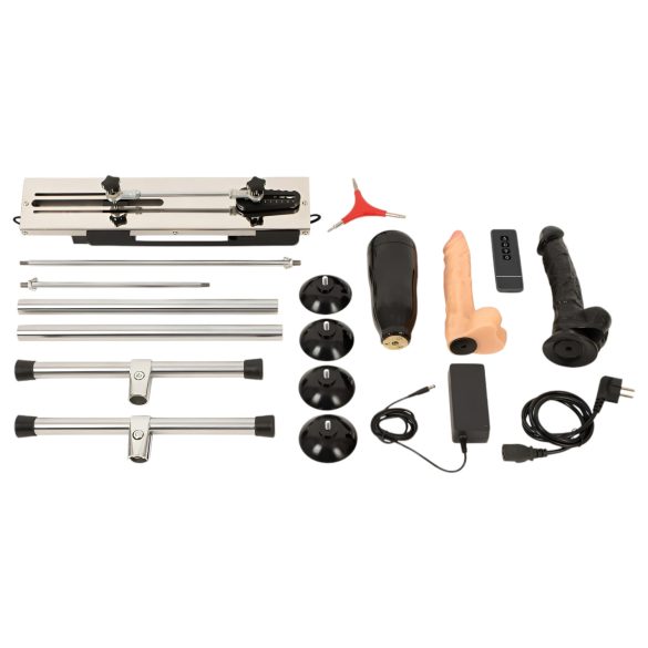 The Banger Fucking Machine - Doppelsexmaschine + 2 Dildos & 1 Masturbator