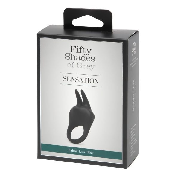 Fifty Shades of Grey - Klitorisreizender Penisring (schwarz)
