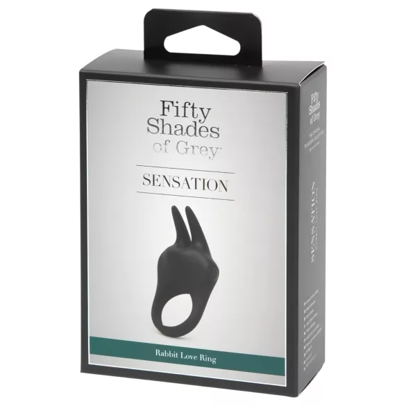 Fifty Shades of Grey - Klitorisreizender Penisring (schwarz)