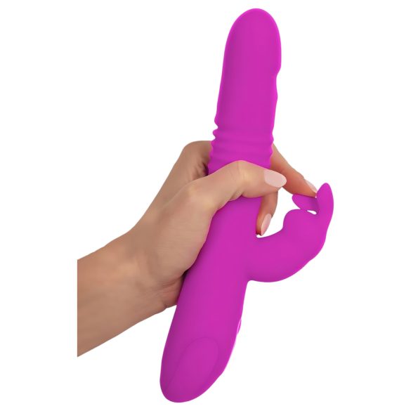 SMILE Rabbit - Akku-Vibrator mit Stoß- und Drehfunktion (pink)