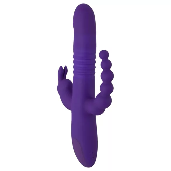 SMILE Triple - Akku Vibrator mit drei Armen, drehend und stoßend (lila)