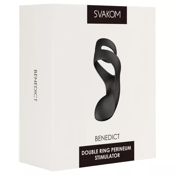 Svakom Benedict - Perineum-Stimulator, vibrierender Penisring (schwarz)