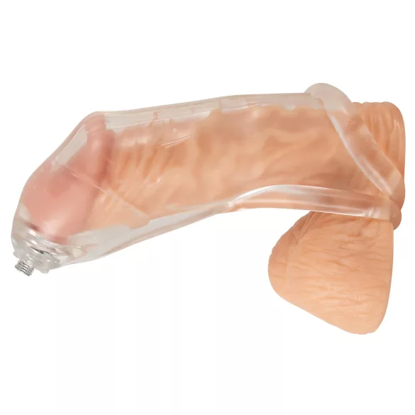 You2Toys Piss Play Sleeve - Penisaufsatz mit Auslaufrohr (transparent)
