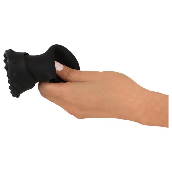 Couples Choice - Akku-Massagesextoy mit Wärmfunktion (Schwarz)